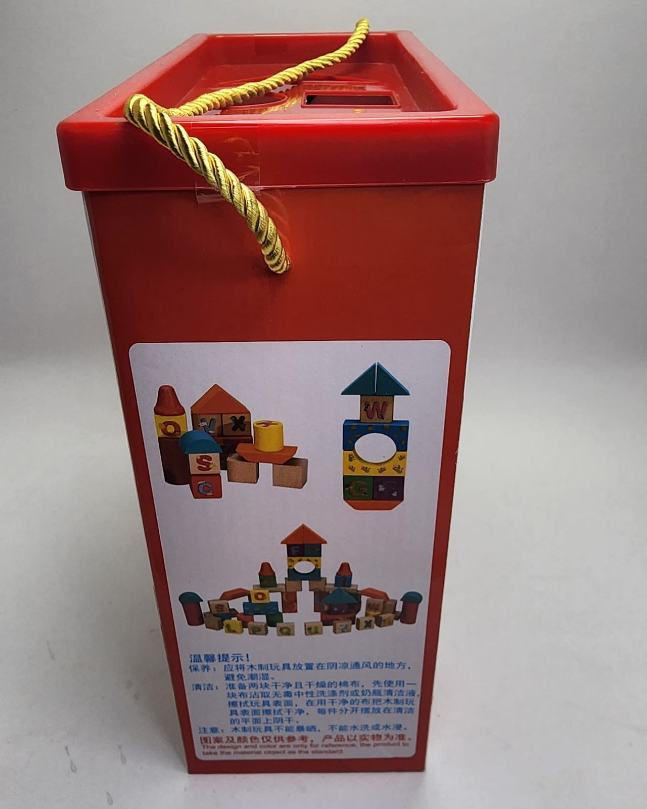 50 Bloques de Construcción de Letras Inglesas (Barril Cuadrado) 🔠🧩