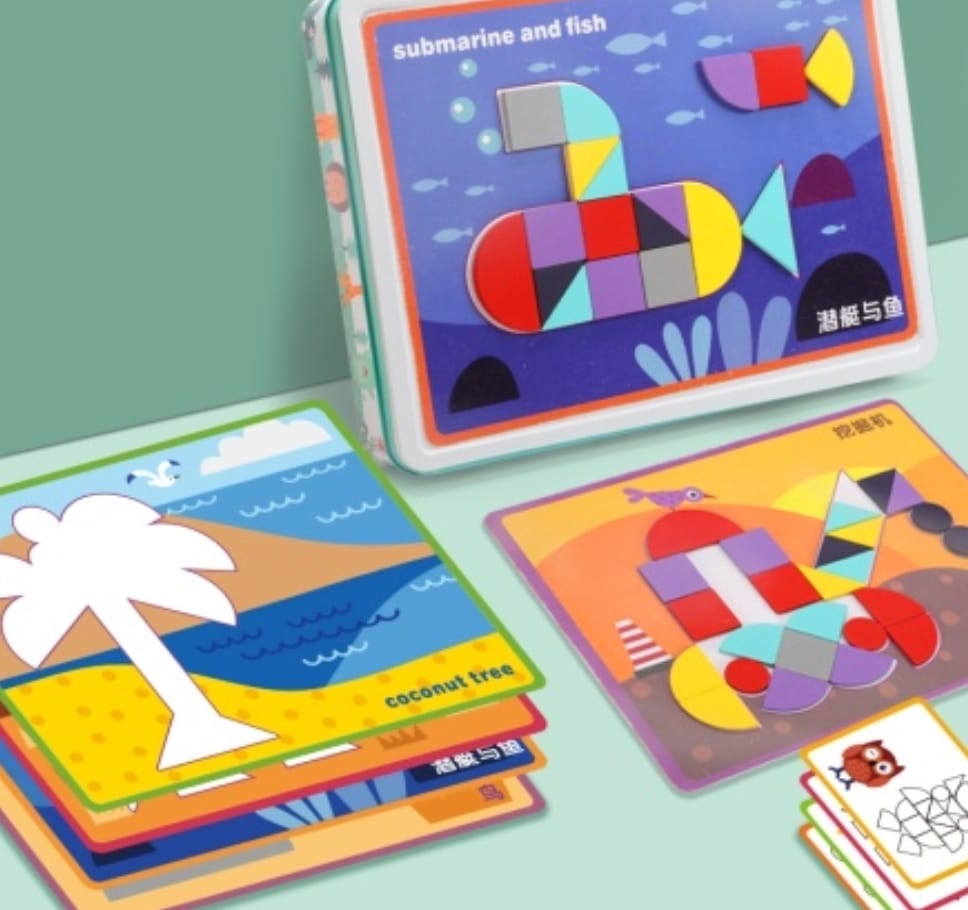 Rompecabezas Creativos Geométricos 🧩✨